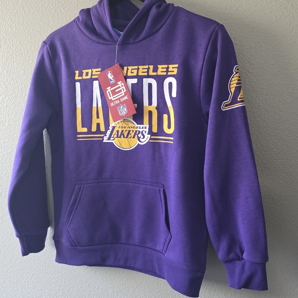 NBA Los Angeles Lakers Purple Hoodie Sweatshirt